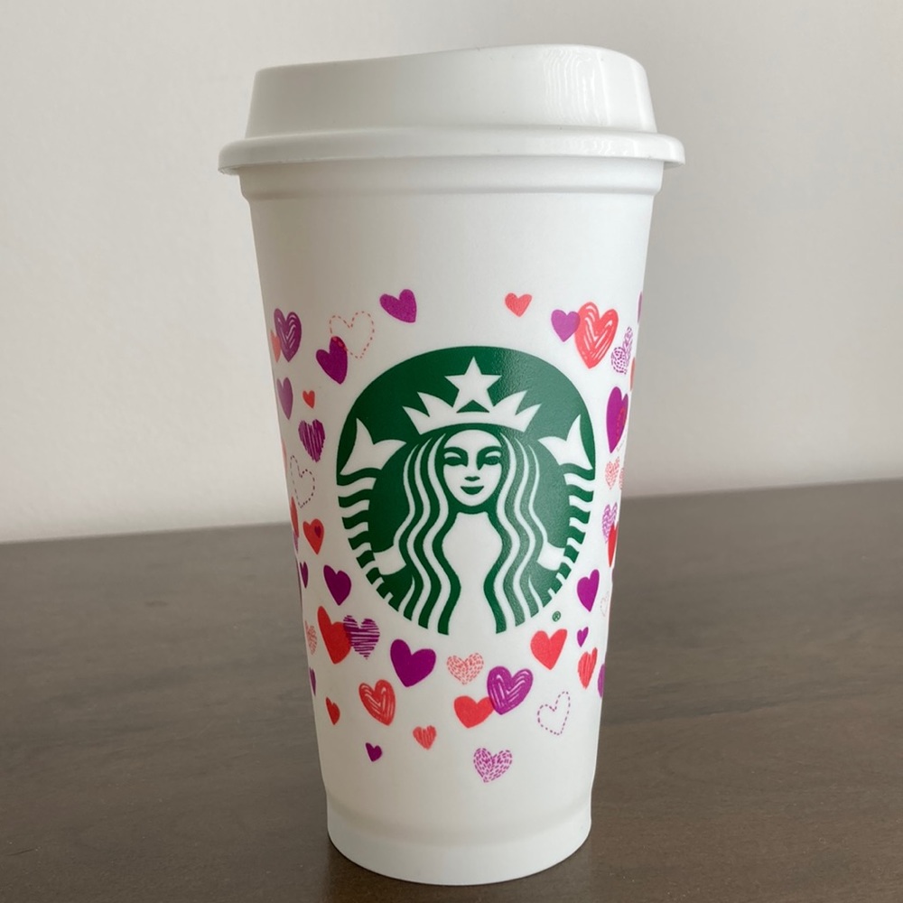 Starbucks Reusable Valentine’s Heart Cup